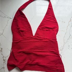 NWT Urban Outfitters Red Halter Tank Top